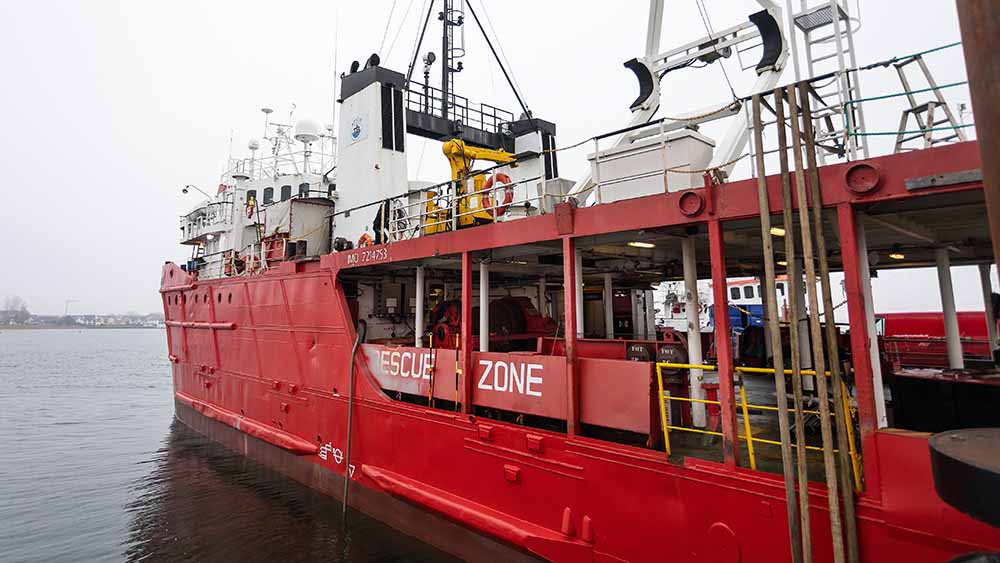 Die „Sea-Watch 4“ ist das zweite Bündnisschiff von „United4Rescue“.