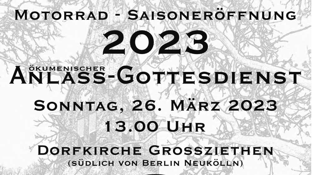 Plakat Anlassgottesdienst 2023