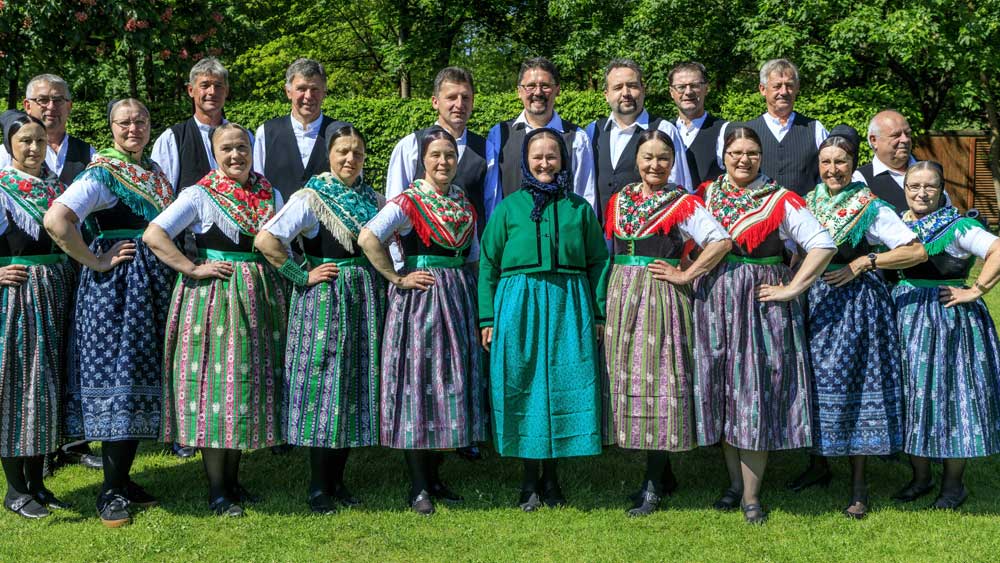 Sorbische Trachten beim Trachtenfest in Lübben 2019