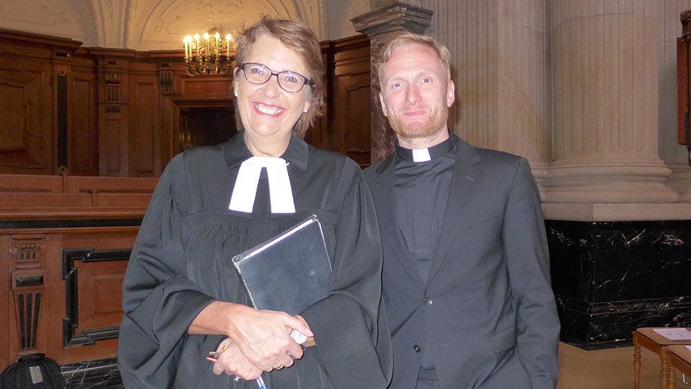 Dompredigerin Petra Zimmermann und Domprediger Michael Kösling