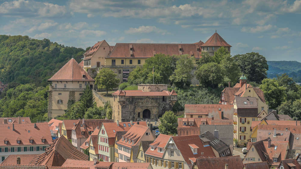 Schloss Hohentübingen beherbert im Südflügel Deutschlands ältesten Kirchenbau