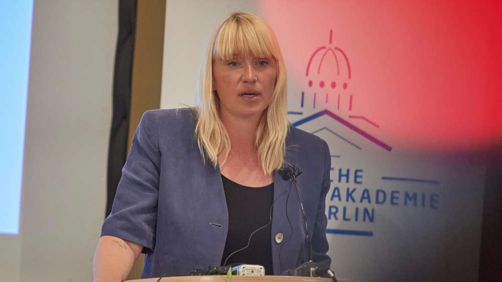 Die Menschenrechtsbeauftragte der Bundesregierung, Luise Amtsberg (Grüne)