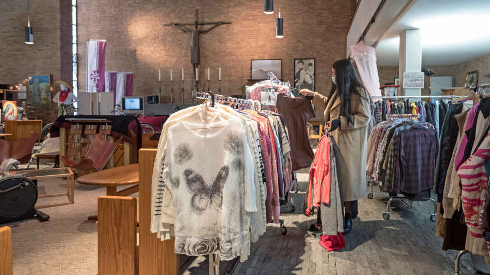 Kirche als Verkaufsfläche